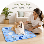 DogBedHouse Water-Activated & Non-Slip Dog Cooling Mat
