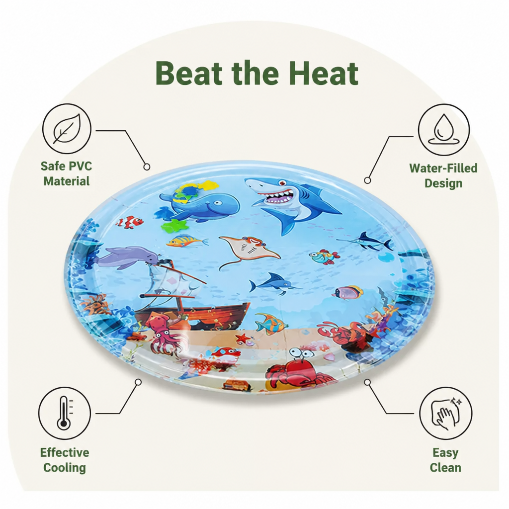 DogBedHouse Water-Filled Inflatable Washable Pet Cooling Pad