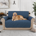 DogBedHouse Water-Repellent Quilted Sofa Cover (Anti-Slip Straps)