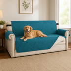 DogBedHouse Water-Repellent Quilted Sofa Cover (Anti-Slip Straps)