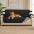 DogBedHouse Water-Repellent Quilted Sofa Cover (Anti-Slip Straps)