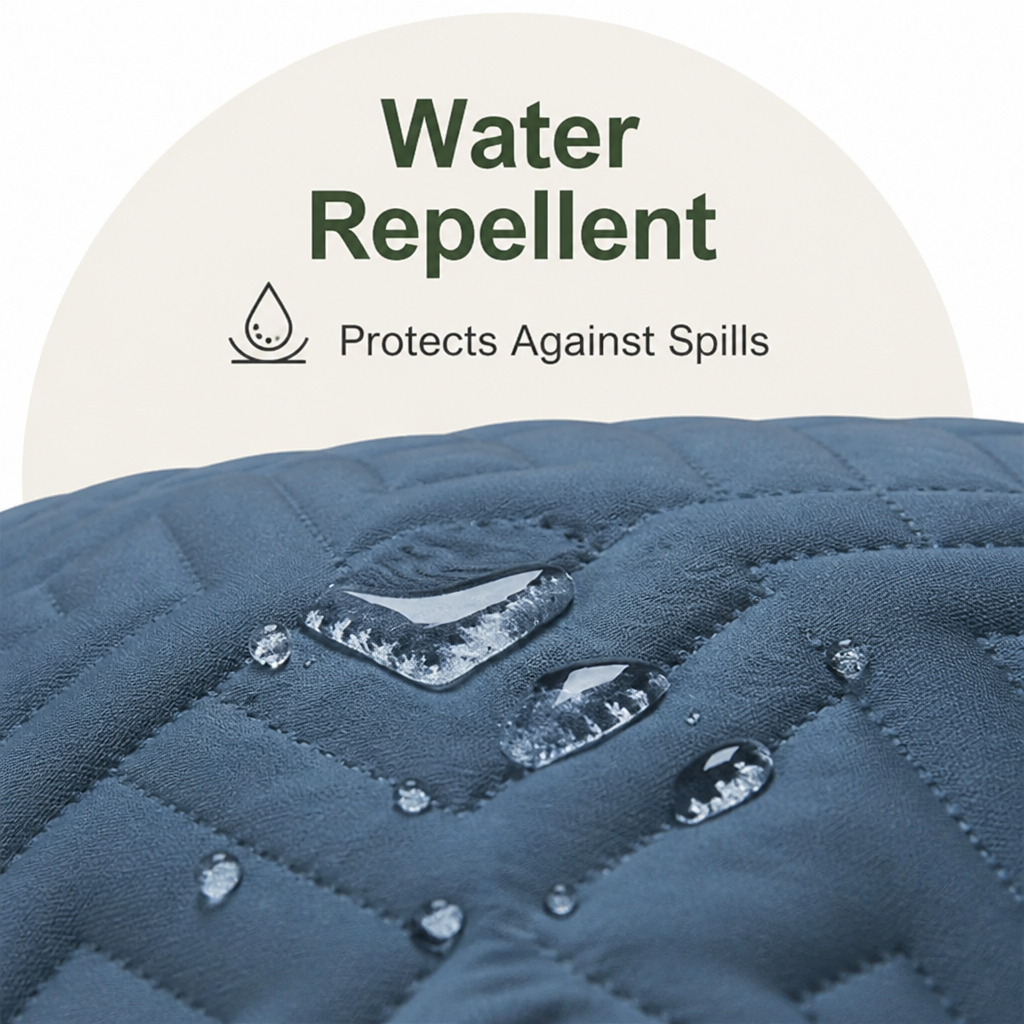 DogBedHouse Water-Repellent Quilted Sofa Cover (Anti-Slip Straps)