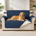 DogBedHouse Water-Repellent Quilted Sofa Cover (Anti-Slip Straps)