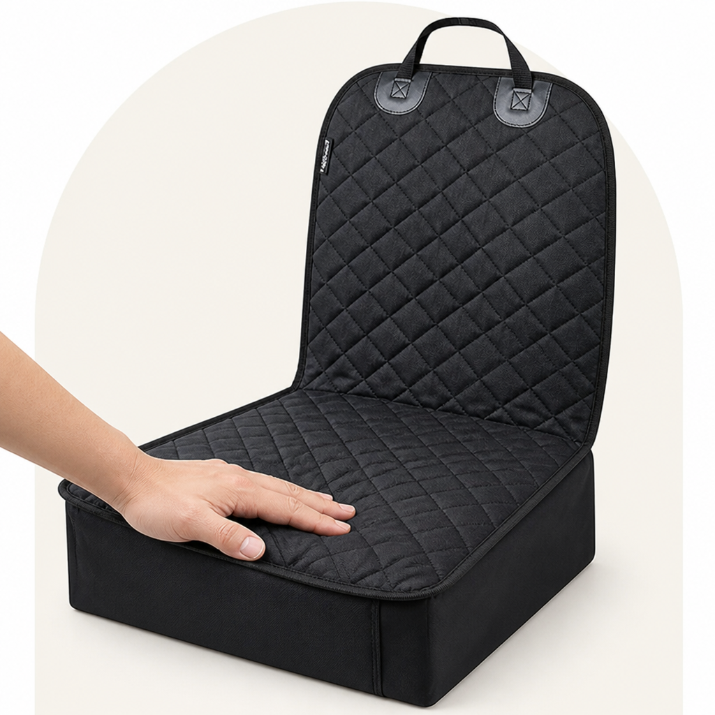DogBedHouse Waterproof 600D Nylon & Non-Slip Car Seat Cover (Front Seat)