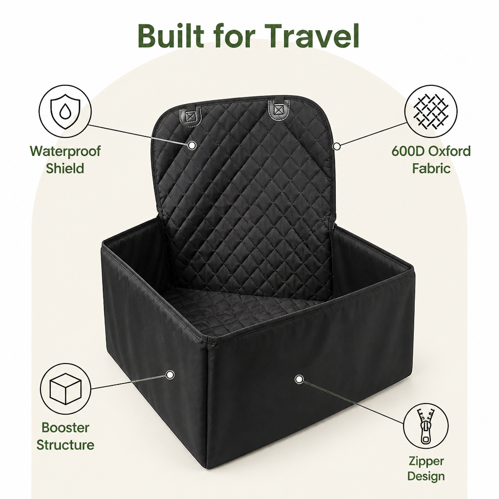 DogBedHouse Waterproof 600D Oxford Car Seat Hammock