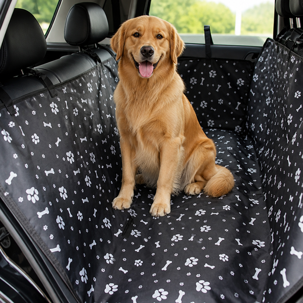 DogBedHouse Waterproof 600D Oxford Universal-Fit Car Seat Cover