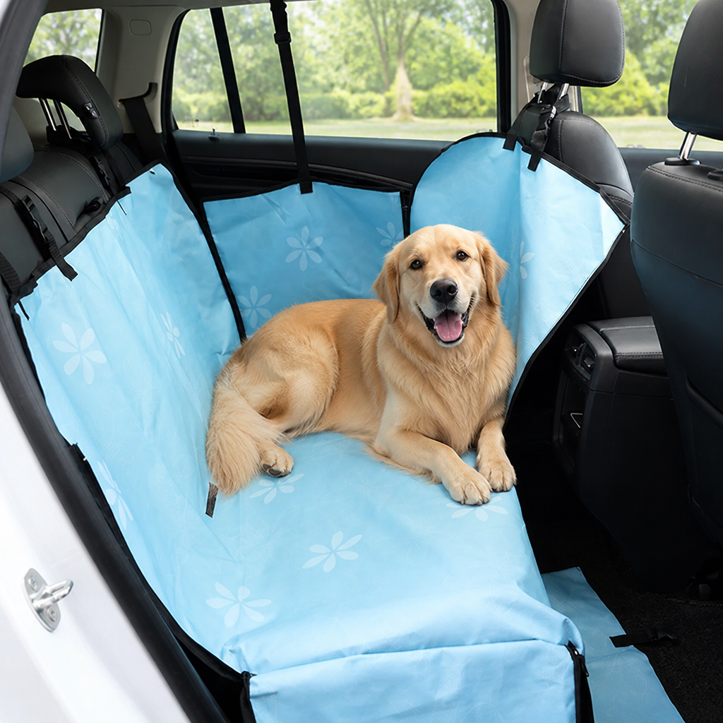 DogBedHouse Waterproof 600D Oxford Universal-Fit Car Seat Cover