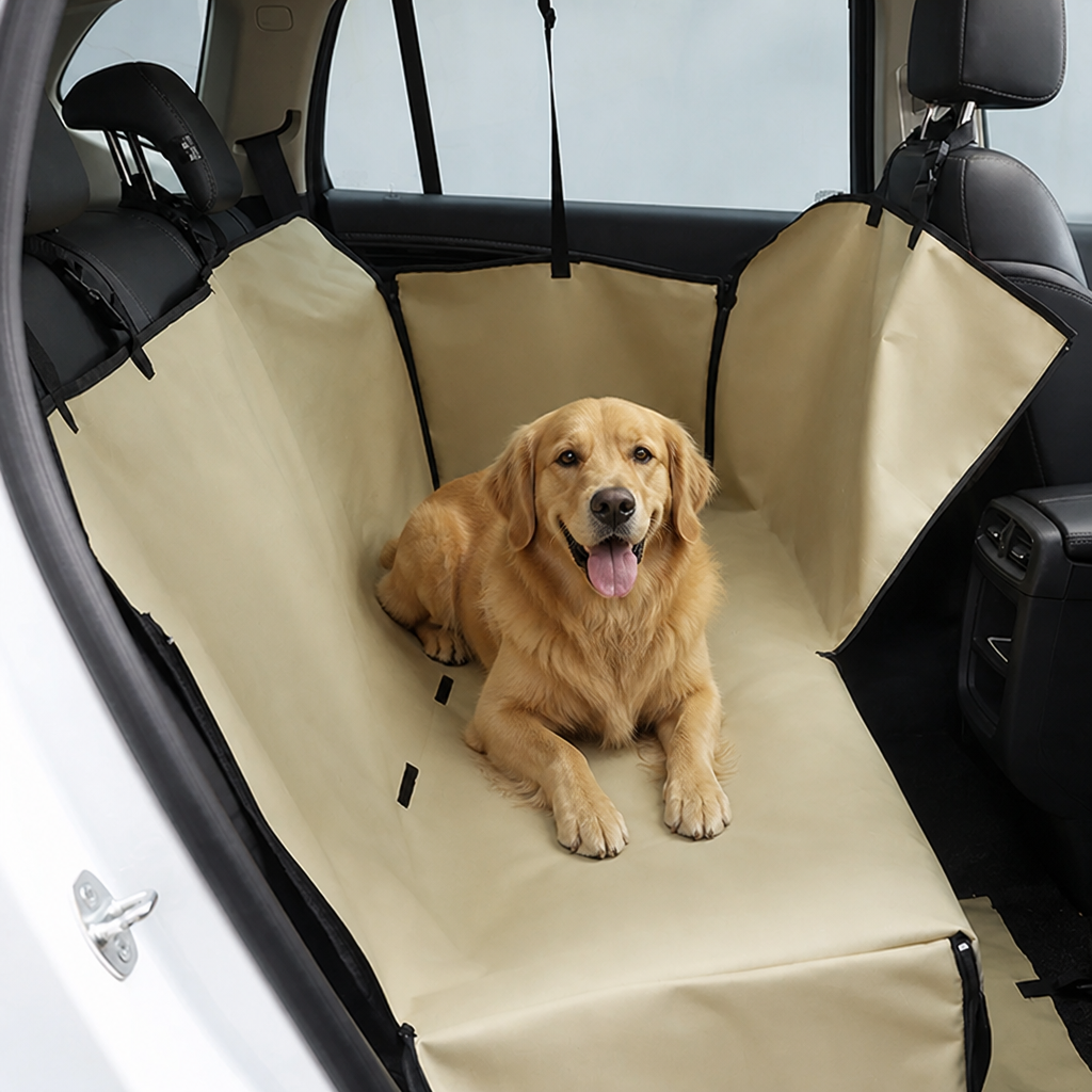 DogBedHouse Waterproof 600D Oxford Universal-Fit Car Seat Cover