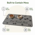 DogBedHouse Waterproof & Absorbent Non-Slip Pet Feeding Mat