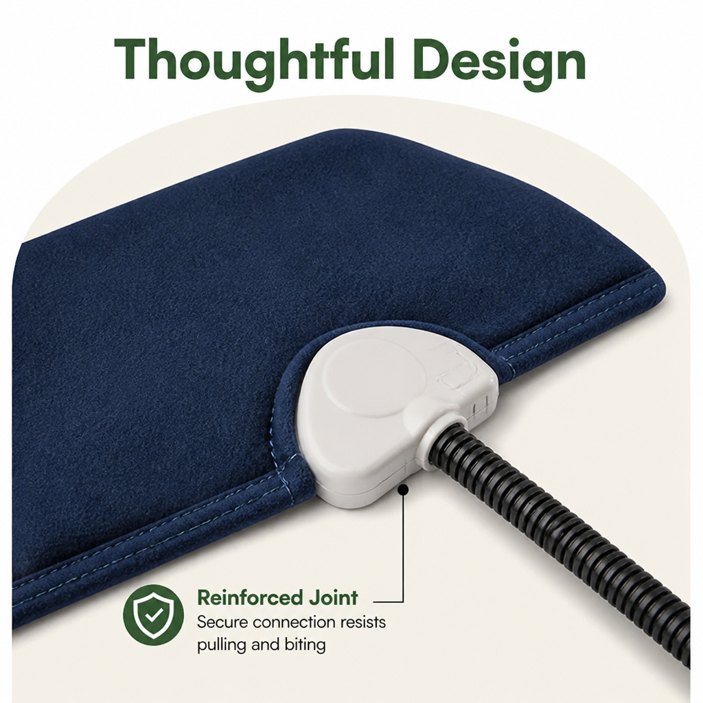DogBedHouse Waterproof Adjustable-Temp Pet Heating Pad