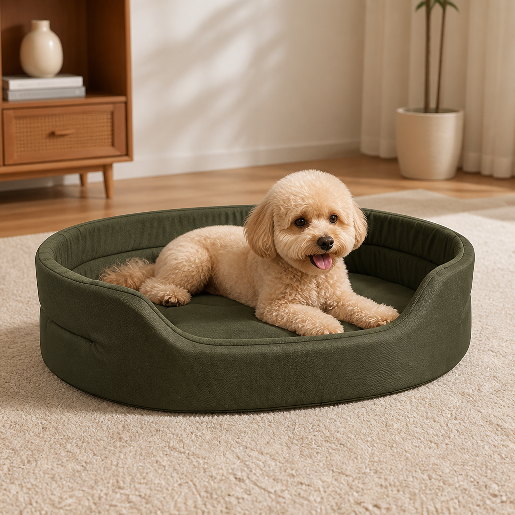 DogBedHouse Waterproof & Anti-Mite Washable Dog Bed