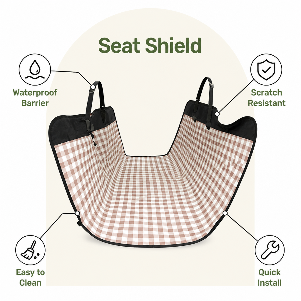 DogBedHouse Waterproof Anti-Scratch Car Seat Protector