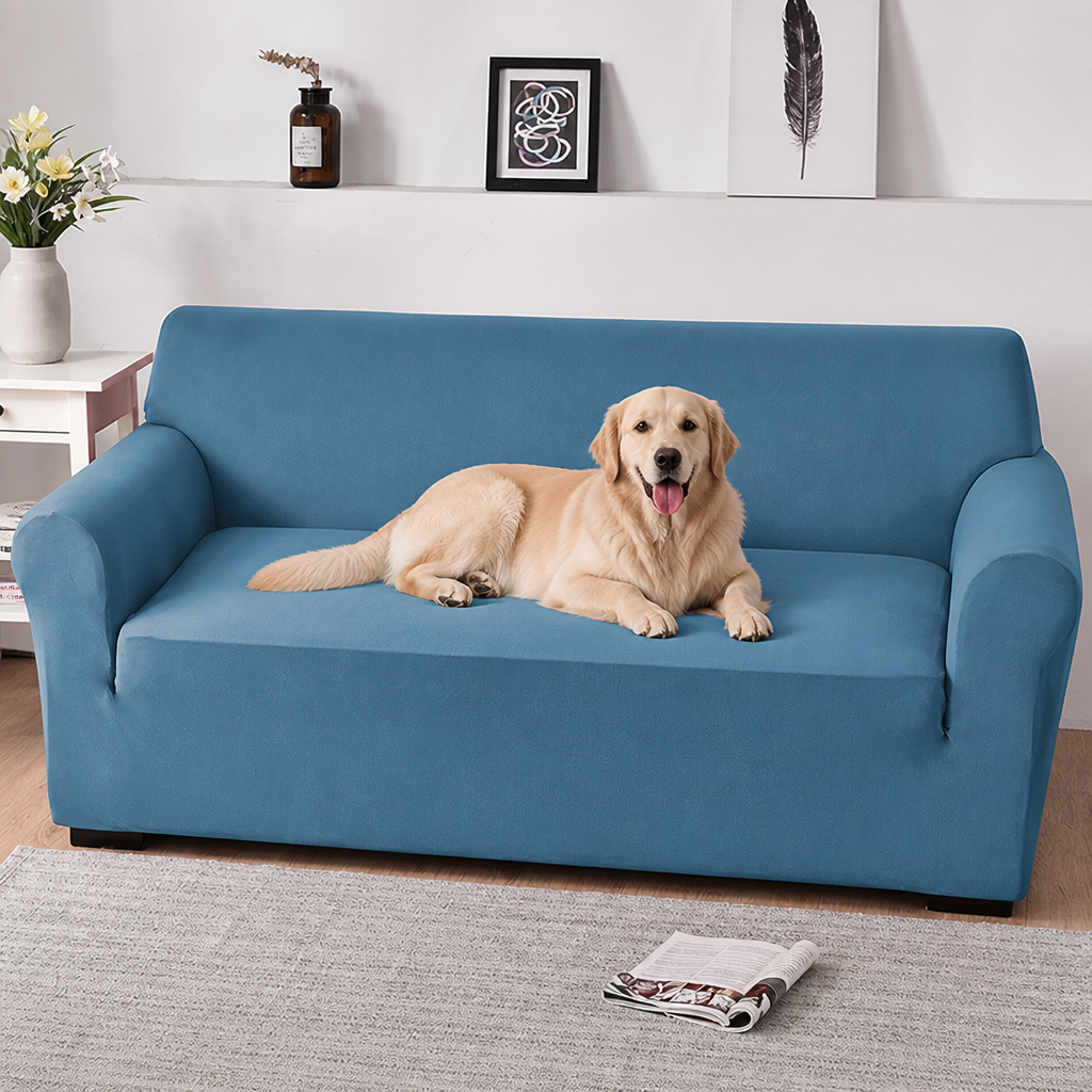 DogBedHouse Waterproof & Anti-Slip Stretch Sofa Slipcover (Universal Fit)