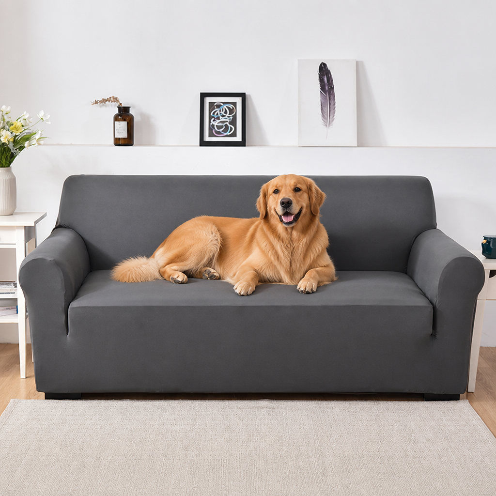 DogBedHouse Waterproof & Anti-Slip Stretch Sofa Slipcover (Universal Fit)