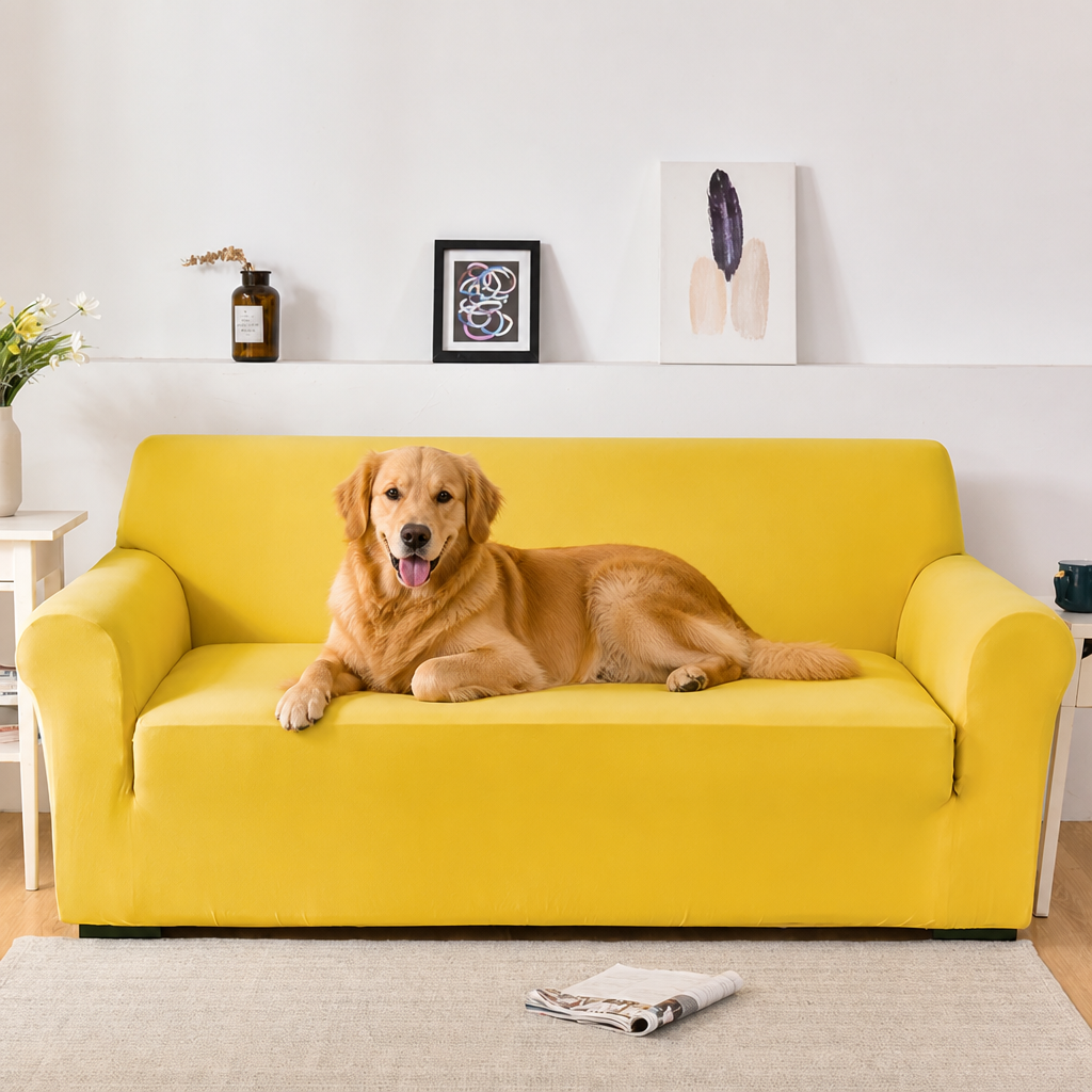 DogBedHouse Waterproof & Anti-Slip Stretch Sofa Slipcover (Universal Fit)