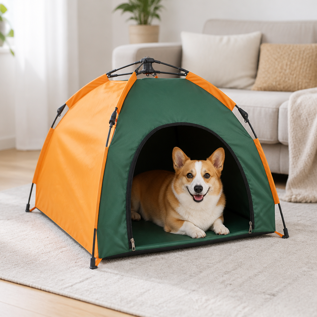 DogBedHouse Waterproof Automatic Pop-Up Pet Tent