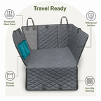 DogBedHouse Waterproof Convertible Hammock Car Seat Cover (Mesh Window)