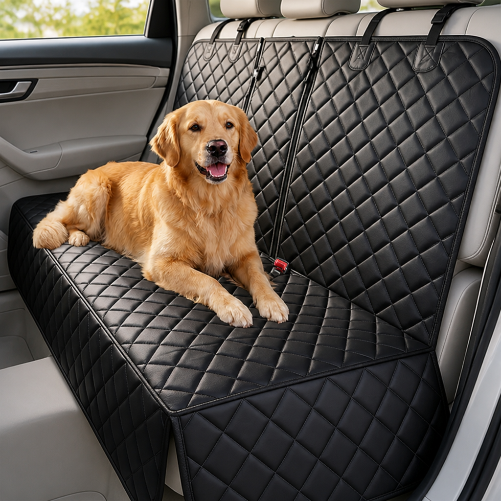 DogBedHouse Waterproof & Dirt-Proof Rear Seat Protector (Universal Fit)
