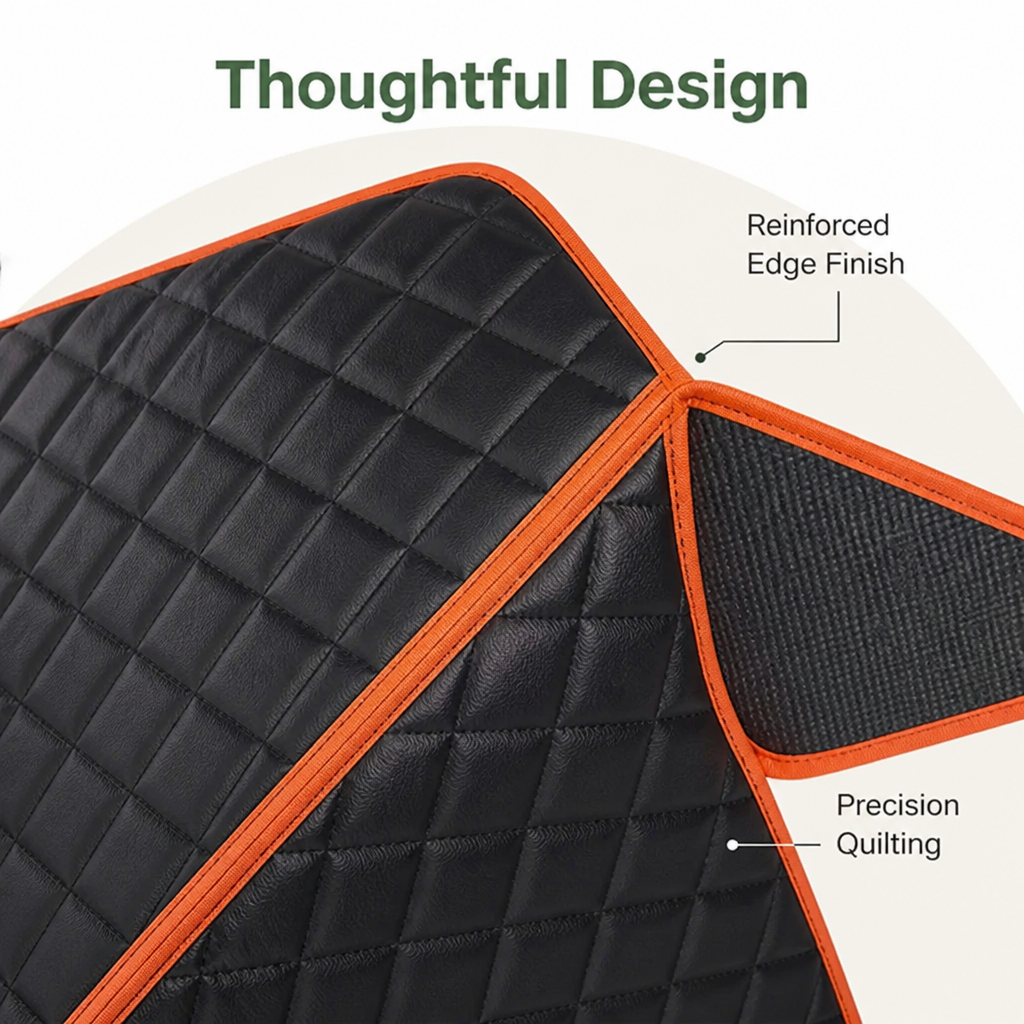 DogBedHouse Waterproof & Dirt-Proof Rear Seat Protector (Universal Fit)