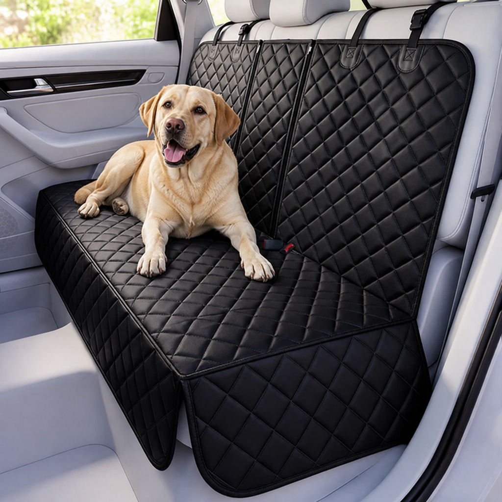 DogBedHouse Waterproof & Dirt-Proof Rear Seat Protector (Universal Fit)