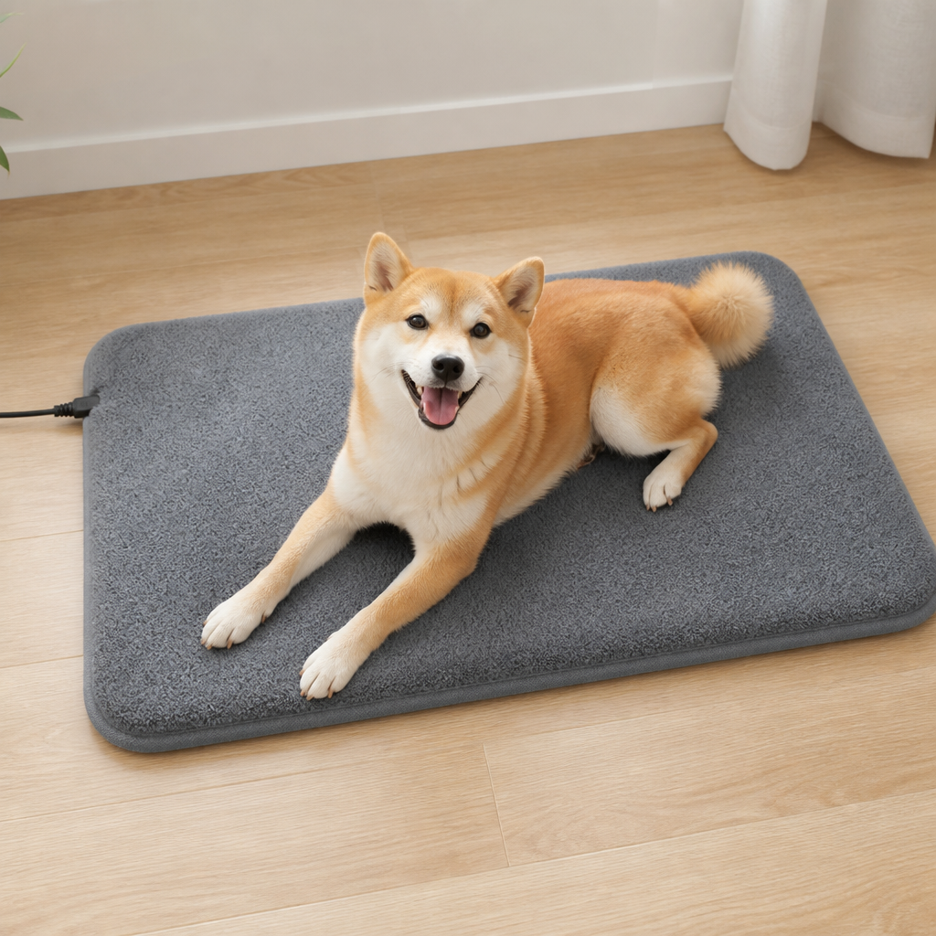 DogBedHouse Waterproof Electric Pet Heating Pad (Adjustable Temperature)