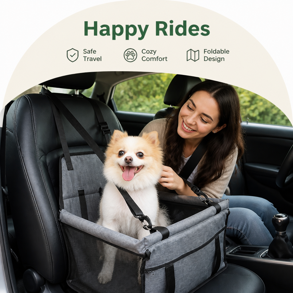 DogBedHouse Waterproof Foldable Car Seat Hammock