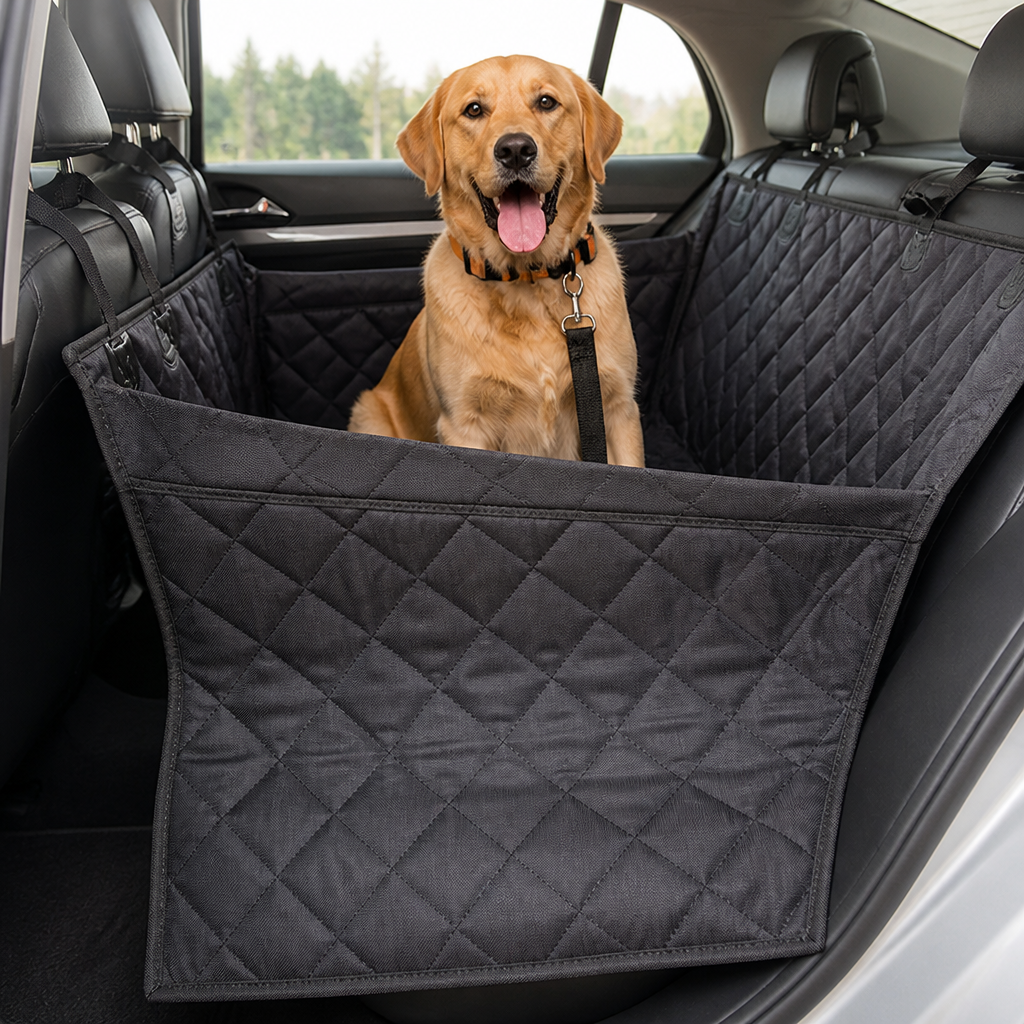 DogBedHouse Waterproof Foldable Mesh-Sided Car Seat Hammock