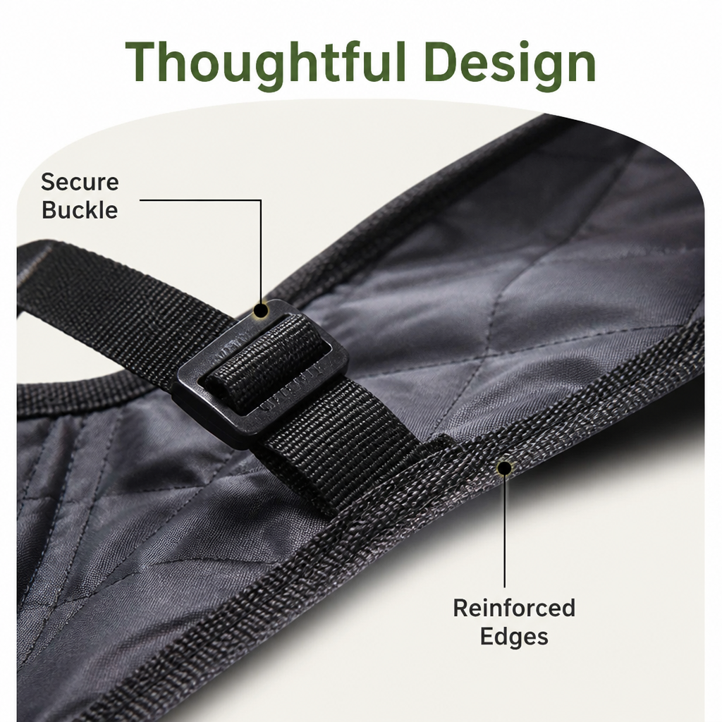 DogBedHouse Waterproof Foldable Mesh-Sided Car Seat Hammock