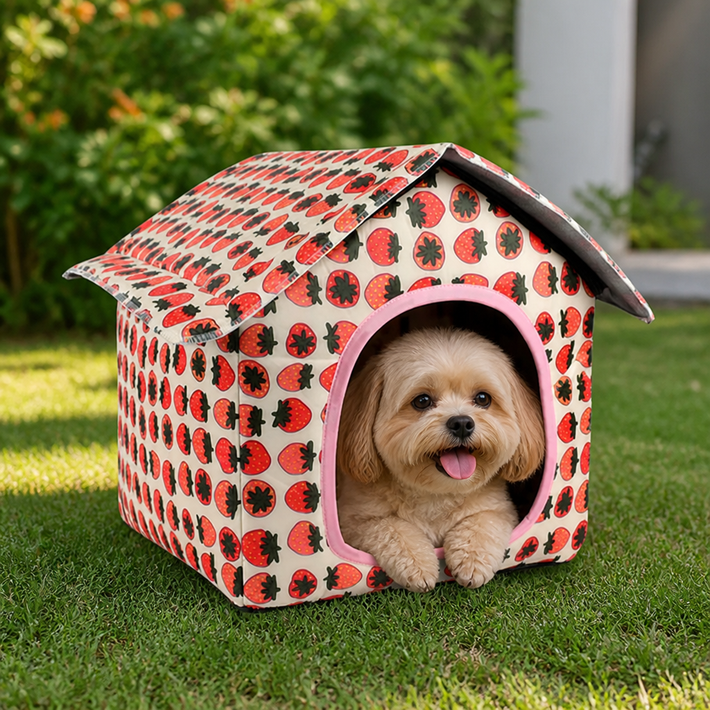 DogBedHouse Waterproof & Foldable Outdoor Pet House
