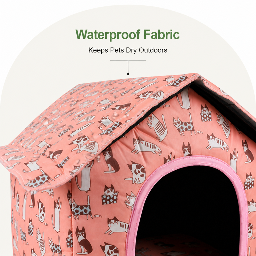 DogBedHouse Waterproof & Foldable Outdoor Pet House