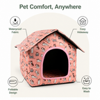 DogBedHouse Waterproof Foldable & Washable Small Pet House
