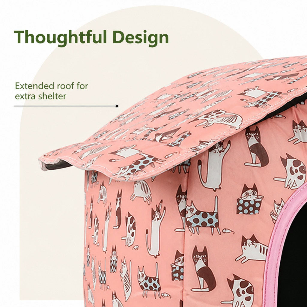 DogBedHouse Waterproof Foldable & Washable Small Pet House