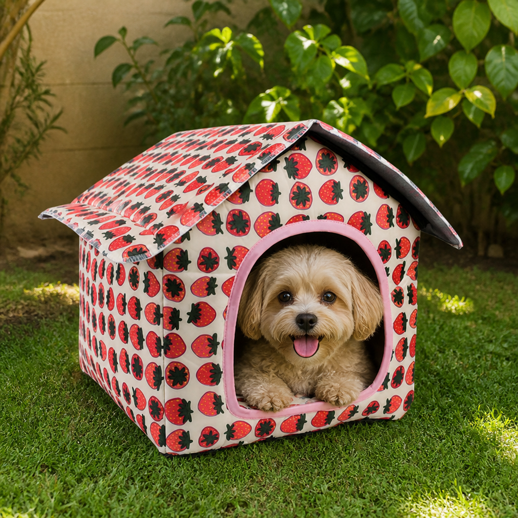 DogBedHouse Waterproof Foldable & Washable Small Pet House