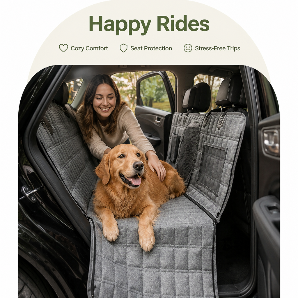 DogBedHouse Waterproof Hammock Dog Car Seat Cover