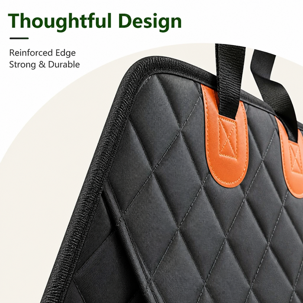 DogBedHouse Waterproof Hammock-Style Mesh Car Seat Cover (Side Zipper)