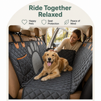 DogBedHouse Waterproof Hammock-Style Mesh Car Seat Cover (Side Zipper)