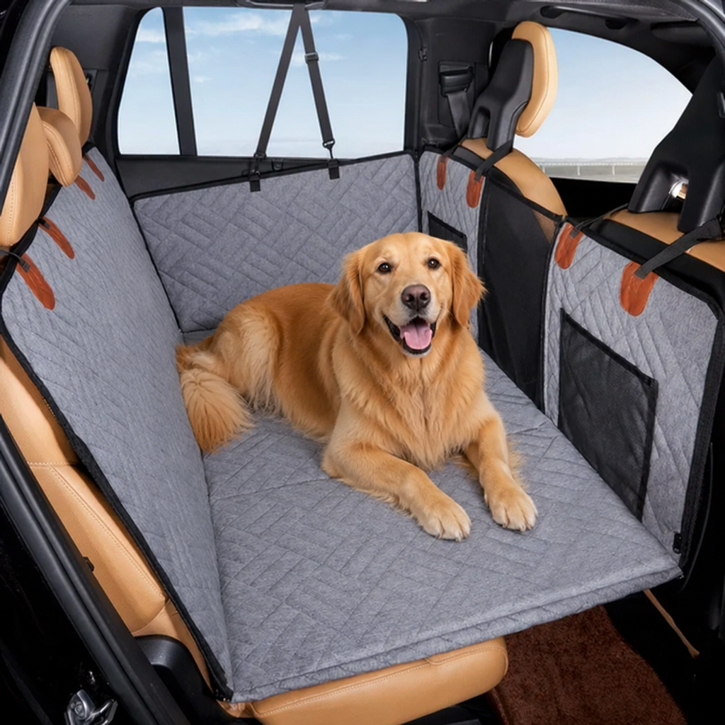 DogBedHouse Waterproof Hard-Bottom Back Seat Extender