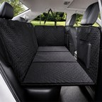 DogBedHouse Waterproof Hard-Bottom Car Seat Extender (Removable & Washable)