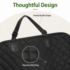 DogBedHouse Waterproof Hard-Bottom Car Seat Extender (Removable & Washable)
