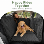 DogBedHouse Waterproof Hard-Bottom Car Seat Extender (Removable & Washable)