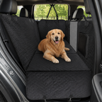DogBedHouse Waterproof Hard-Bottom Car Seat Extender (Removable & Washable)