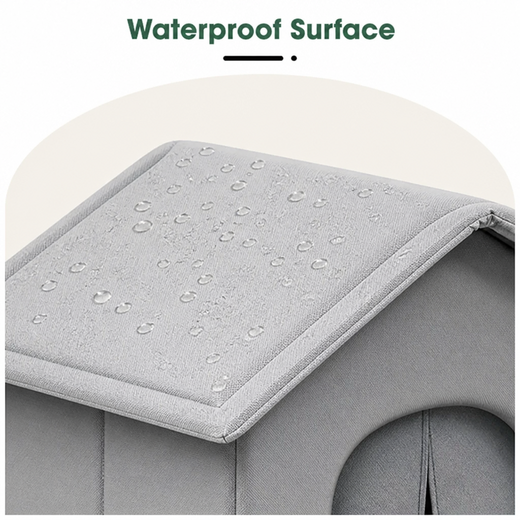 DogBedHouse Waterproof Insulated Elevated Outdoor Pet House