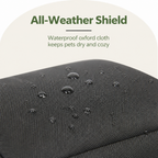 DogBedHouse Waterproof & Insulated Foldable Pet Cave Bed (Washable)