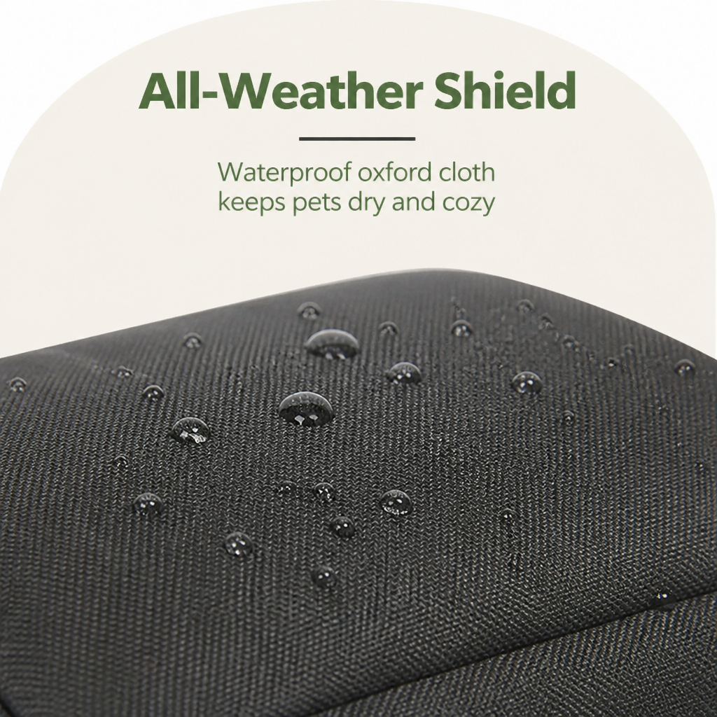 DogBedHouse Waterproof & Insulated Foldable Pet Cave Bed (Washable)