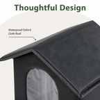 DogBedHouse Waterproof & Insulated Foldable Pet Cave Bed (Washable)