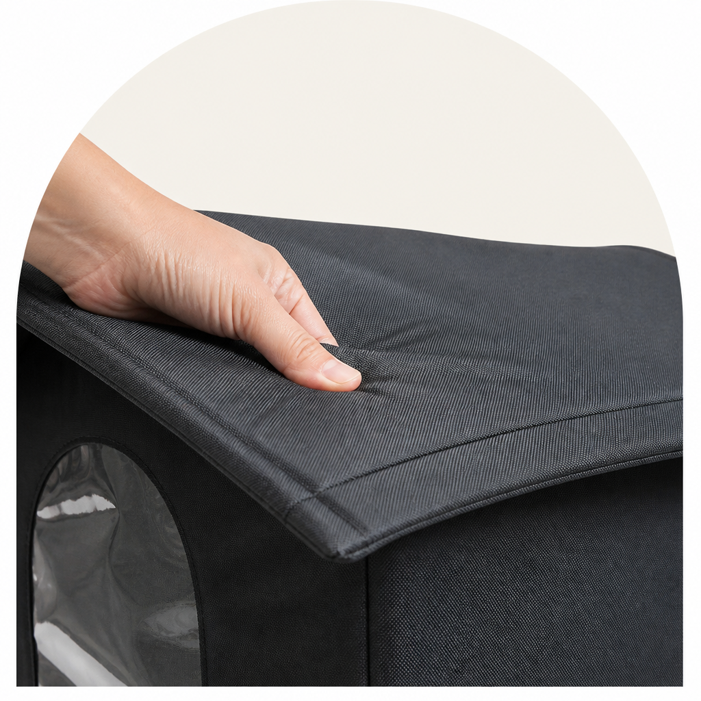 DogBedHouse Waterproof & Insulated Foldable Pet Cave Bed (Washable)