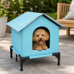 DogBedHouse Waterproof & Insulated Foldable Pet Cave Bed (Washable)