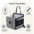 DogBedHouse Waterproof Mesh & Safety Attachments Pet Car Seat