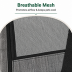 DogBedHouse Waterproof Mesh & Safety Attachments Pet Car Seat