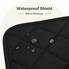 DogBedHouse Waterproof & Non-Slip Back Seat Dog Cover (Convertible)